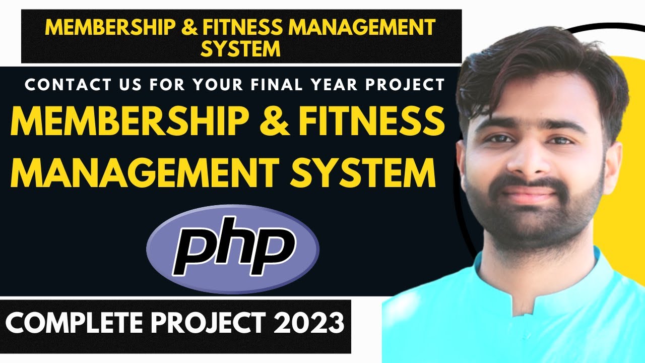 Membership & Fitness Club Management System in PHP MySQL - Online Gym Management System - VU Project