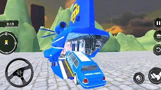 POLICE CAR Transporter Plane #2 - CAR TRANSPORT Simulator - Android Gameplay