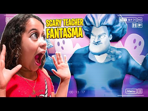 A PROFESSORA VIROU UM FANTASMA ! OLHA NO QUE DEU ! - Scary Teacher