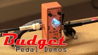 Video thumbnail for Tone City Black Tea Overdrive/Distortion Pedal by Budget Pedal Demos