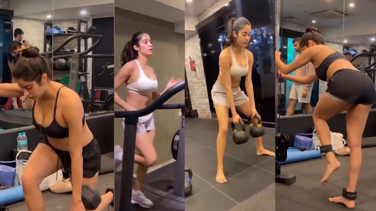 Janhvi Kapoor big bust in sports bra  to accurately fit the breasts