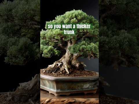 Want a thicker trunk? #bonsai #bonsaitree #bonsaitree #bonsaitips #pottedplants #plants #garden