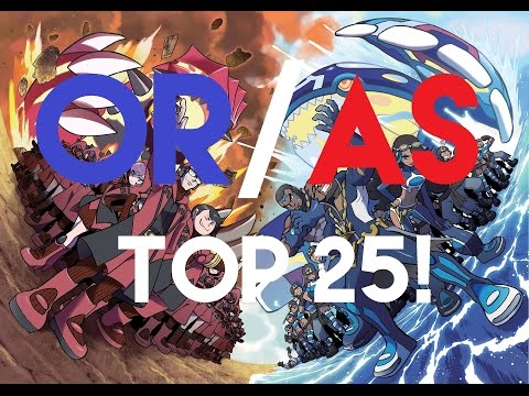 Top 25 Themes of Pokemon OR/AS: Omega Ruby & Alpha Sapphire