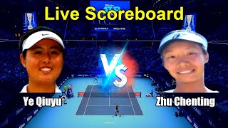 Download lagu Ye Qiuyu vs Zhu Chenting Live Score - WTA 125K Jiujiang, China Women Singles mp3