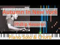 🎹Solo & Chord, Autumn In New York, Phillip Keveren, Synthesia Piano