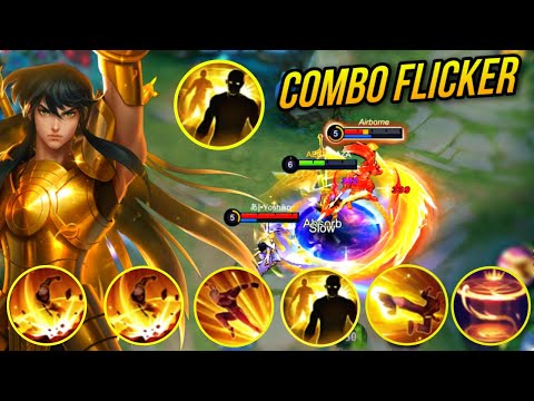 BEST CHOU USERS SKILL FLICKER COMBO (Must Try) CHOU BEST BUILD AND META GAMEPLAY - MLBB