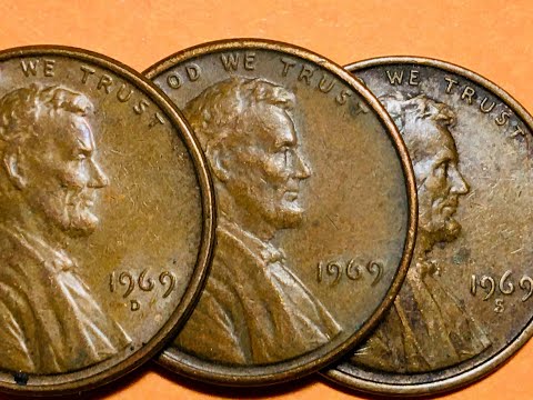 How Much is a 1969 Penny Worth?  United States Lincoln One Cent Coins - Lincoln Memorial Reverse