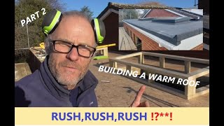 Building a flat roof using a 
