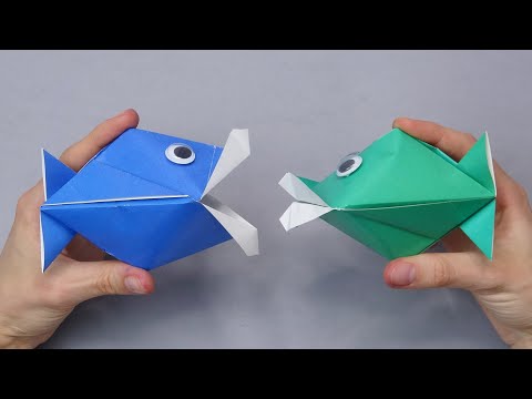 DIY paper crafts Paper Fish