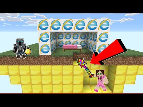 Minecraft: *CRAZY* INTERNET LUCKY BLOCK BEDWARS! - Modded Mini-Game