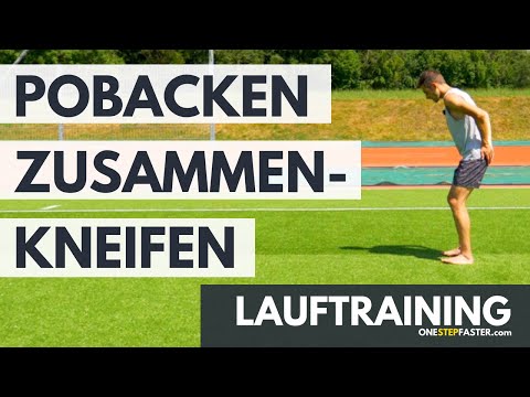 Lauftraining Tipp: Pobacken zusammenkneifen - Für einen effizienten und schnellen Laufstil