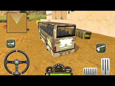 Army Bus Driving 2017 Military Coach Transporter (by 3BeesStudio) Android Gameplay [HD]