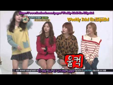 121219 Weekly Idol Girl's Day Sub Español Parte 1