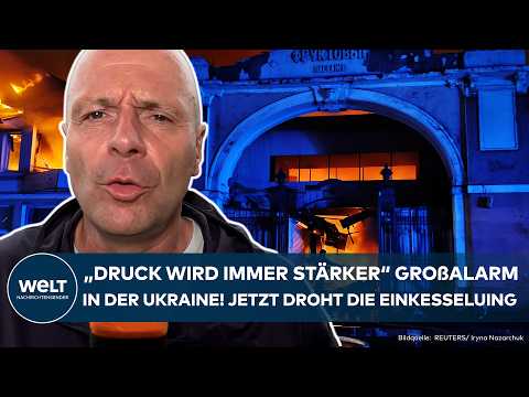 PUTINS KRIEG: Sturmtruppen! Russen erhöhen Druck! Ukraine-Truppen vor Einkesselung