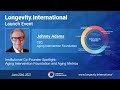 Longevity International Launch Event Johnny Adams