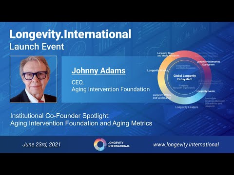 Longevity.International Launch Event - Johnny Adams