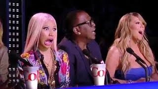 "AMERICAN IDOL" TOP 10 BOYS SUDDEN DEATH: NICKI MINAJ WANTS CONTESTANTS BABY! 12x12- IDOL CAP