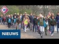 200 leerlingen uit Alphen wandelen voor water - OMROEP WEST