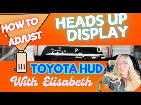 Toyota How To Adjust Heads Up Display - HUD