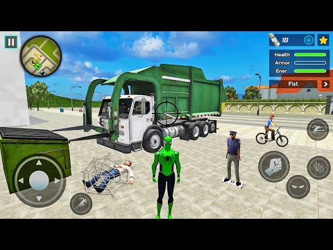 Spider Rope Hero Ninja Gangster Crime Vegas City #19 - Android Gameplay