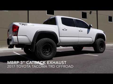 2016-2022 Toyota Tacoma MBRP Catback Exhaust Versus Stock Exhaust. PART 1