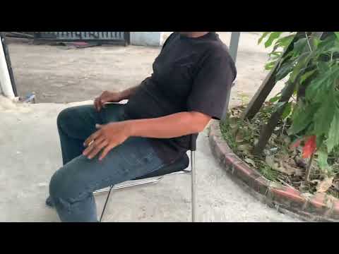 Ghế Văn Phòng Chân Quỳ Lưới Không Tay Màu Cam - GQ15