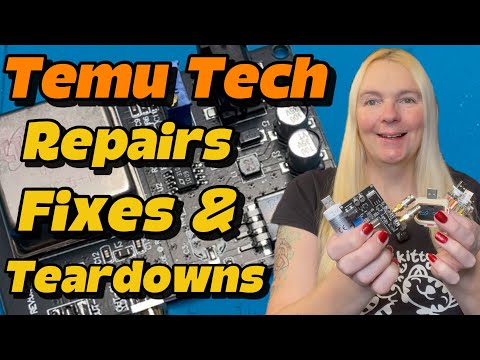 Temu Tech Repairs Fixes & Teardowns!  Fixing The Frequency Standard Plus Bonus Gadget Teardowns!