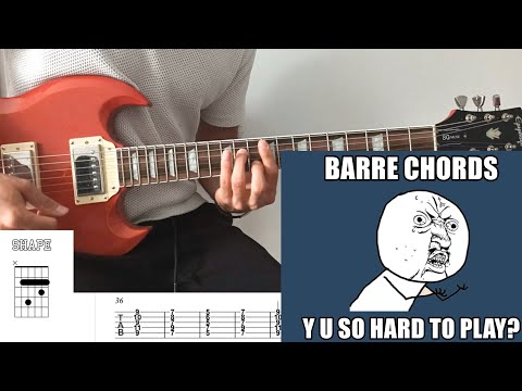 🎸 Barre Chords (Akordy Barowe) - Trening - Muzobee
