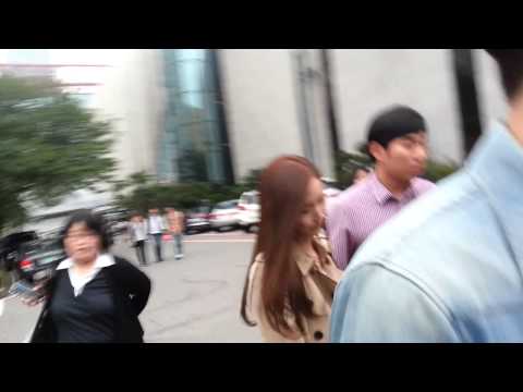 140926 Fancam yoona after tts record