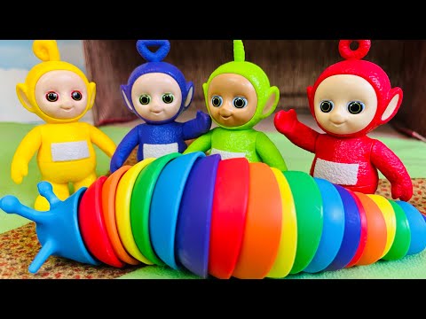 Teletubbies Toys Very Hungry Caterpillar Learning Video for Kids!