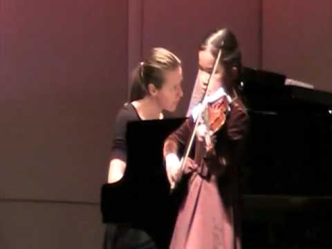 Carmel Bach Festival 2012, Laura plays Bach violin concerto in A minor