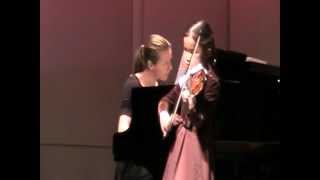Carmel Bach Festival 2012, Laura plays Bach violin concerto in A minor