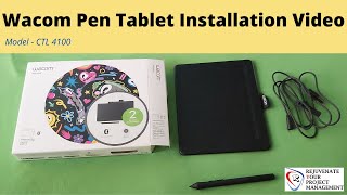 Wacom pen tablet installation video | Intuos CTL 4100 | RYPMIndia
