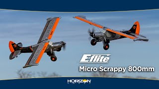 E-flite Micro Scrappy 0.8m AS3X SAFE Select BNF Basic