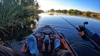 A perfect day of summer kayak fishing