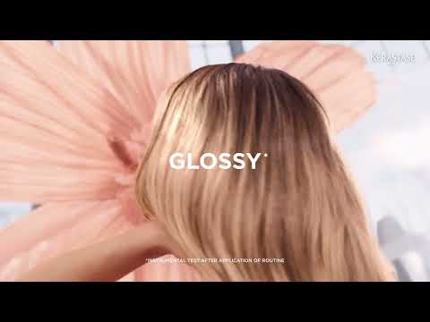 Sydney Sweeney i en reklam för Kérastases serie Gloss Absolu.