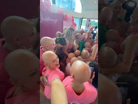 Doing makeup for my MINI ME’S￼! I have been bald for 23 YEARS