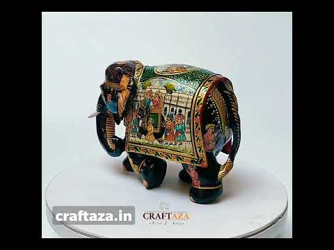 Handcarved Wooden Elephant