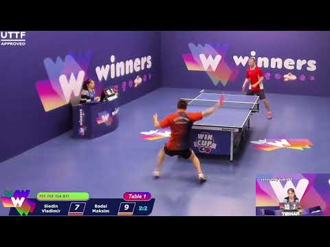 WINners CUP table 1  02.12  Siedin Vladimir - Badai Maksim 16:00