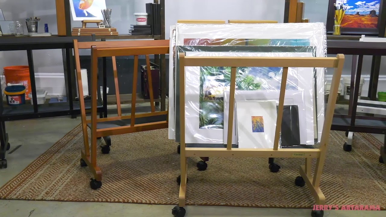 Firenze Large Wood Print Racks - Visual Commerce Set