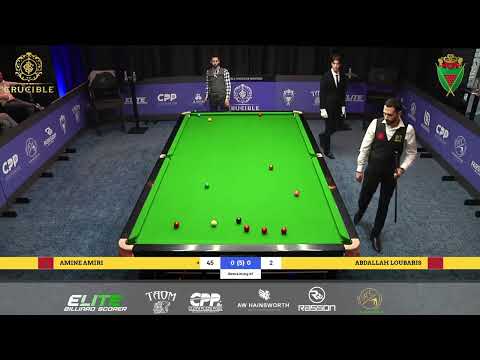 AMINE AMIRI vs ABDELLAH LOUBARIS - FIRST ROUND (SNOOKER BEST OF 5)