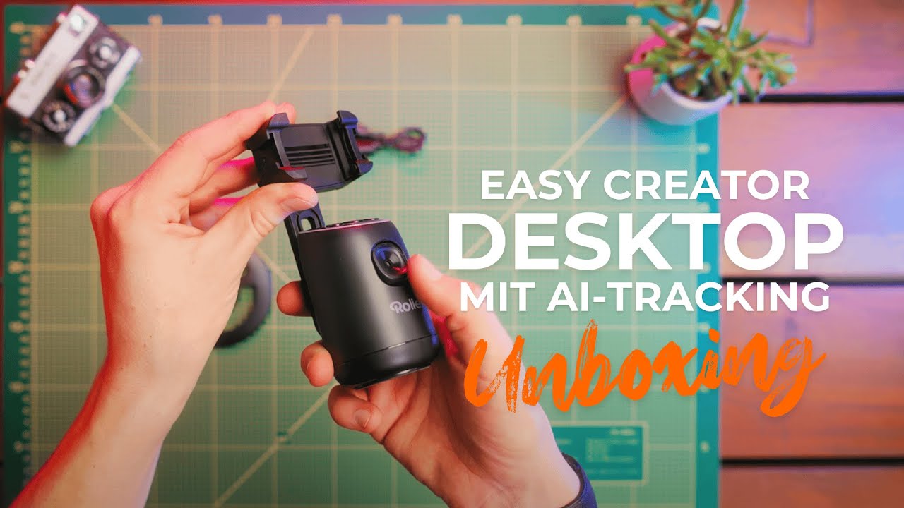Rollei Easy Creator Desktop s funkcí AI-Tracking