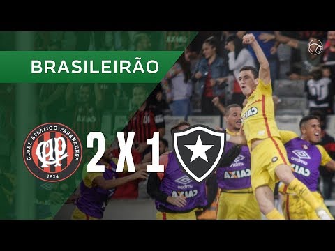 ATLÉTICO-PR 2 X 1 BOTAFOGO - GOLS - 27/10 - BRASILEIRÃO 2018