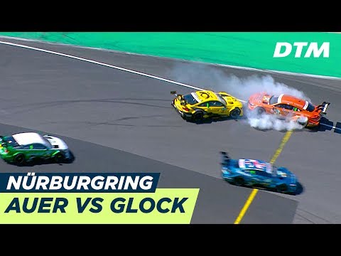 Timo Glock commits and crashes - DTM Nürburgring 2018