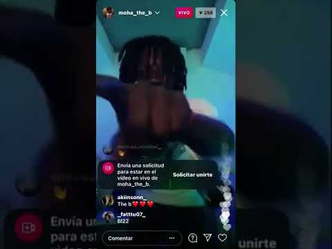 Moha the b hace directo cantando