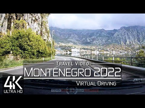 【4K 60fps】🇲🇪 1 HOUR RELAXATION FILM: 🚗 «Driving in Montenegro (Europe)» Ultra HD 📺 UHD Ambient TV