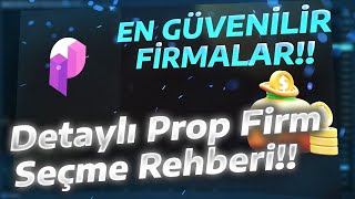 Prop Firm Seçme Rehberi | EN DETAYLI TÜRKÇE ANLATIM!!