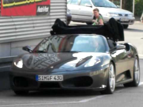 Ferrari F430 Spider in Koblenz Duitsland Deutschland in 2008