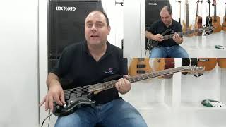 Video thumbnail for Contrabaixo Usado Cort Curbow 52 Top com Bartolini - Território da Música by Manoel Carlos Busatto