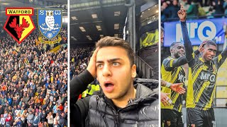 2,000 WEDNESDAY FANS TAKEOVER & ASPRILLA WINS IT FOR WATFORD! - Watford 1-0 Sheffield Wednesday